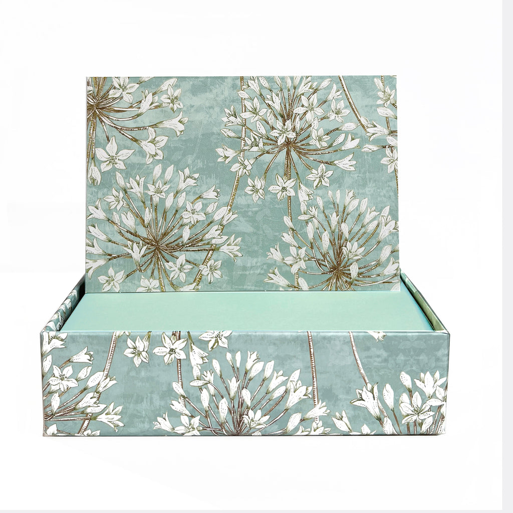 Allium blossoms (14) note cards by Peter Pauper Press, New York.