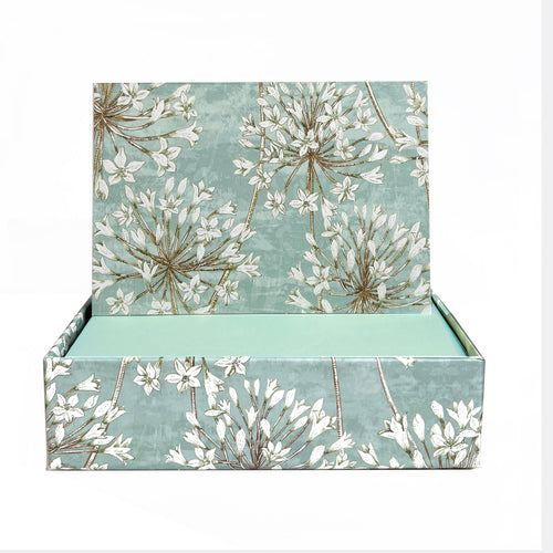 Allium blossoms (14) note cards by Peter Pauper Press, New York. (Not in shipment-free category.)
