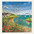 Birthday card full of holiday dreams by the Almanac Gallery.