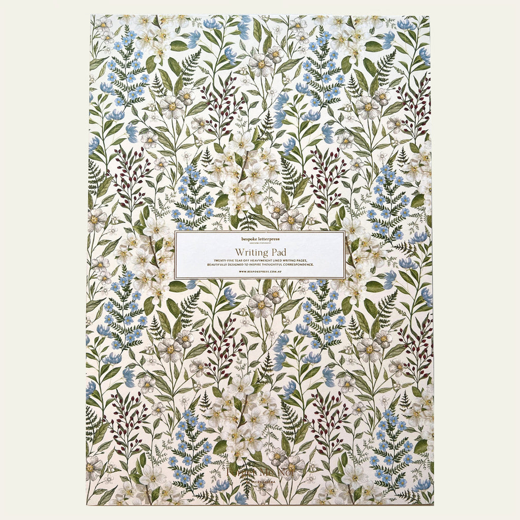 Premium A4 writing pad by Bespoke Letterpress.