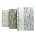 Luxurious linen-bound journals with 200 pages each, sold individually with quality extras by Bespoke Letterpress.