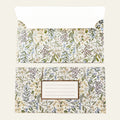 Designer envelopes for writing set (left) by Bespoke Letterpress.