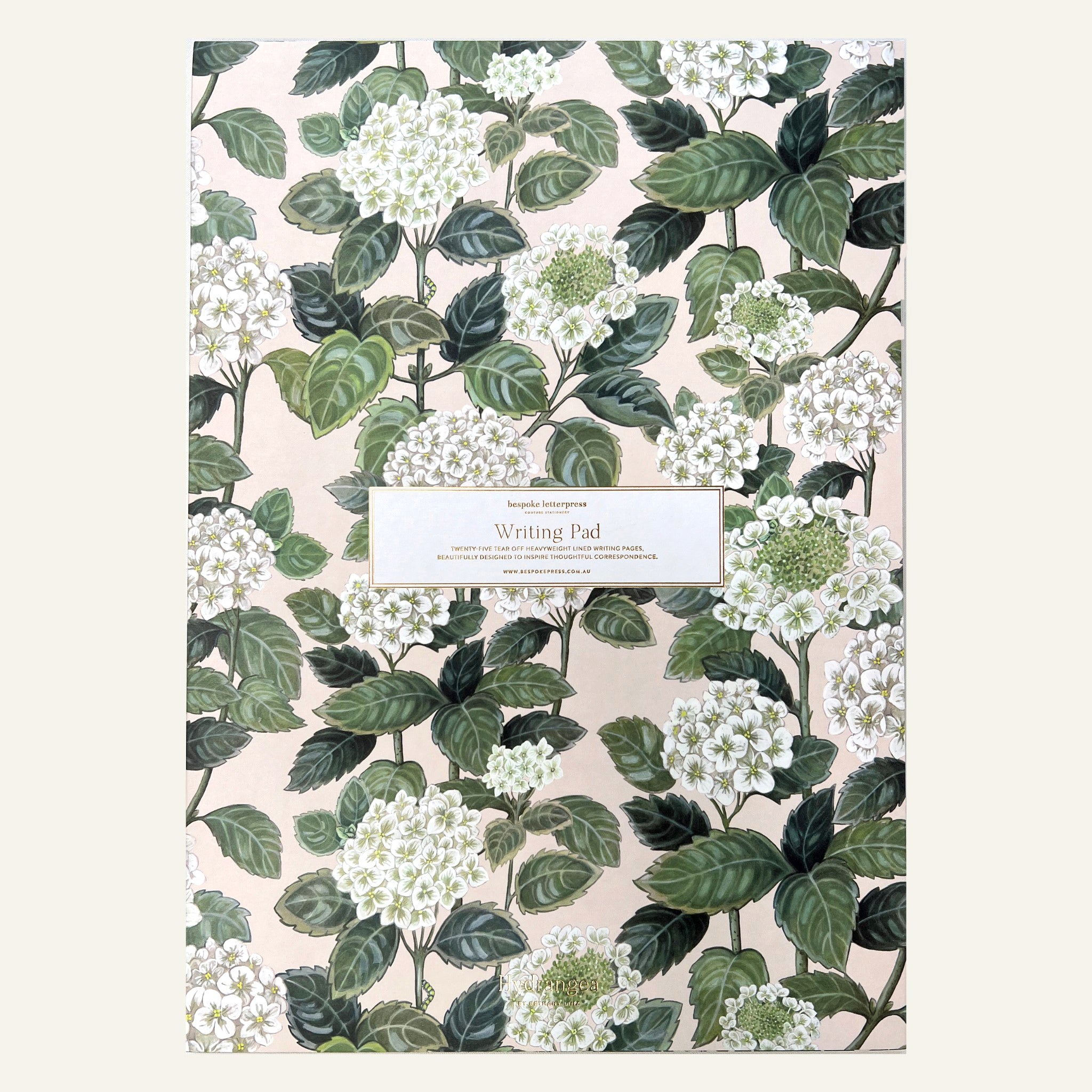 Premium A4 writing pad by Bespoke Letterpress.