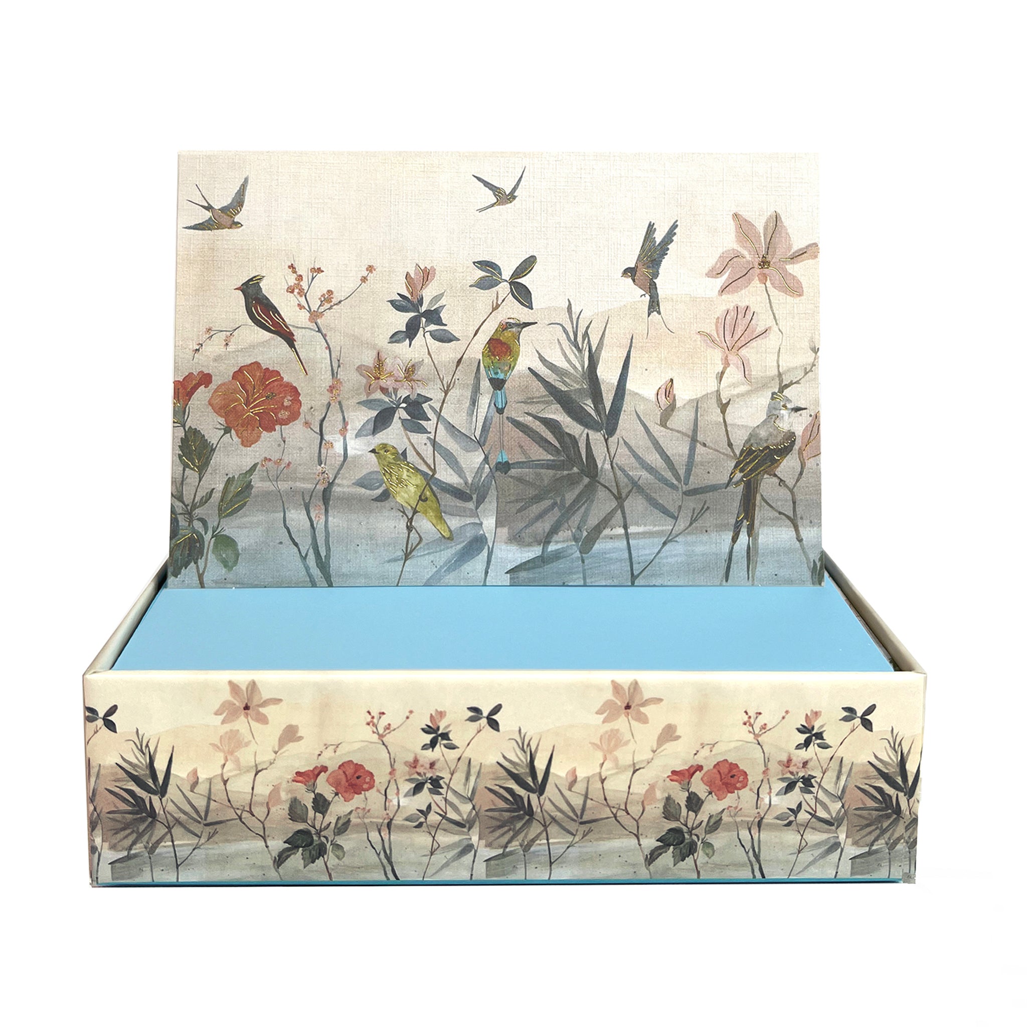 Bird Garden (14) note cards by Peter Pauper Press, New York.