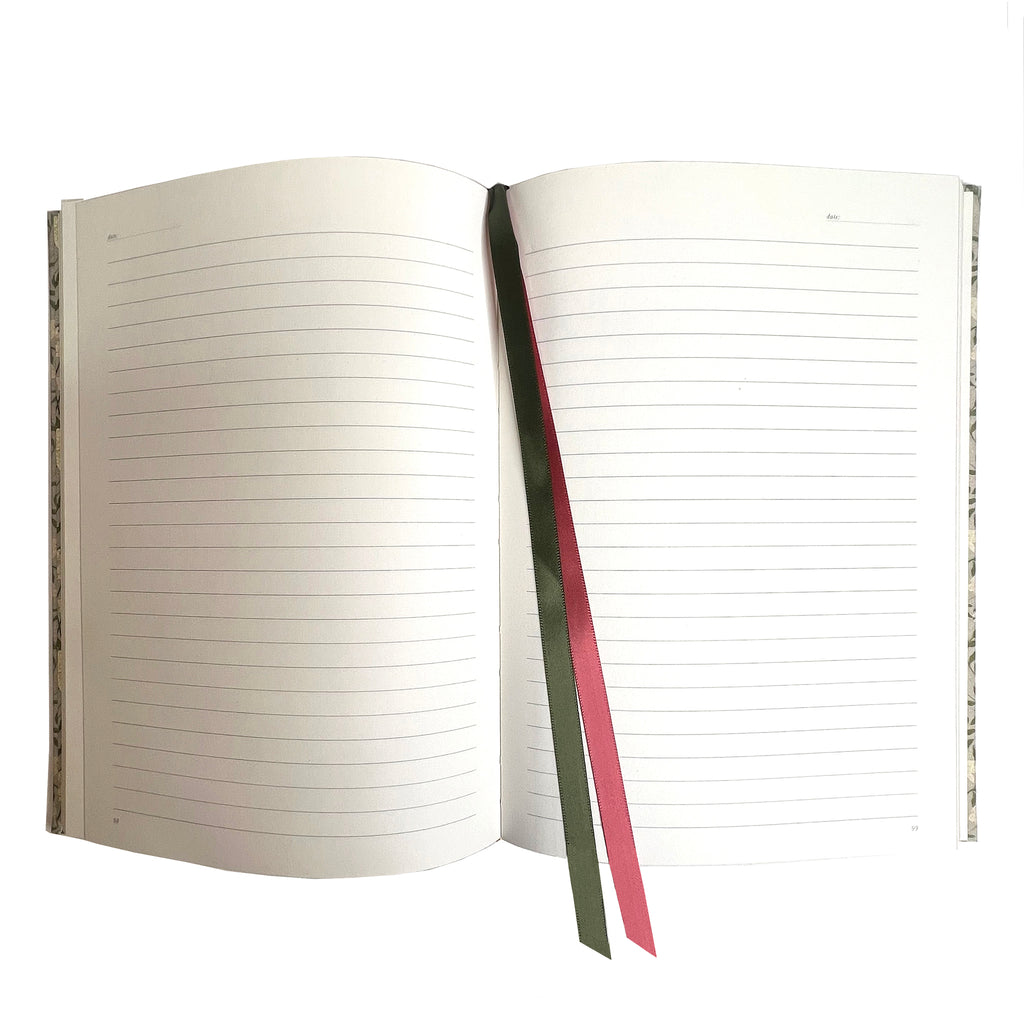 Linen-bound journal by Bespoke Letterpress.