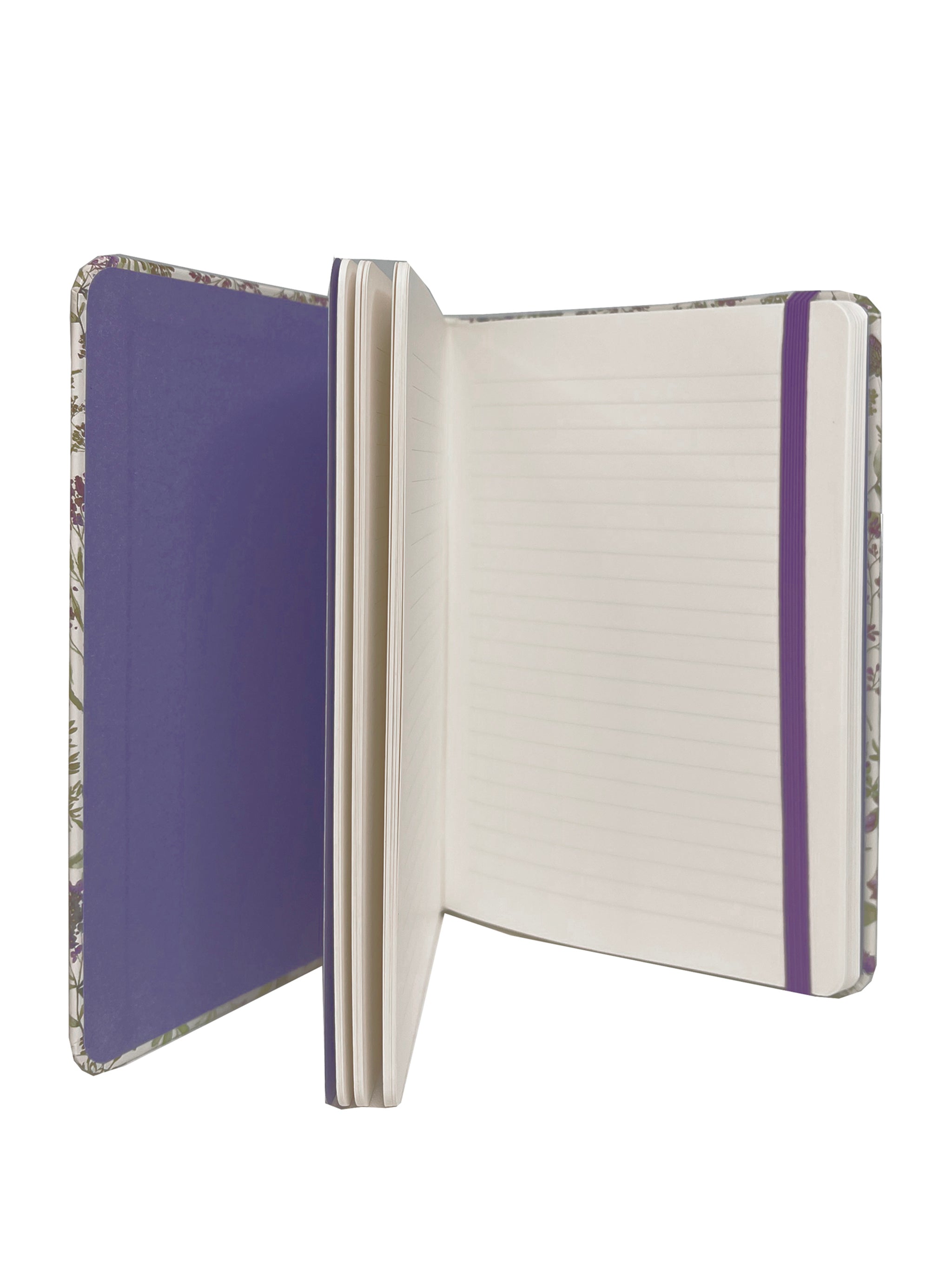 Handbag-size amethyst butterfly journal by Peter Pauper Press.