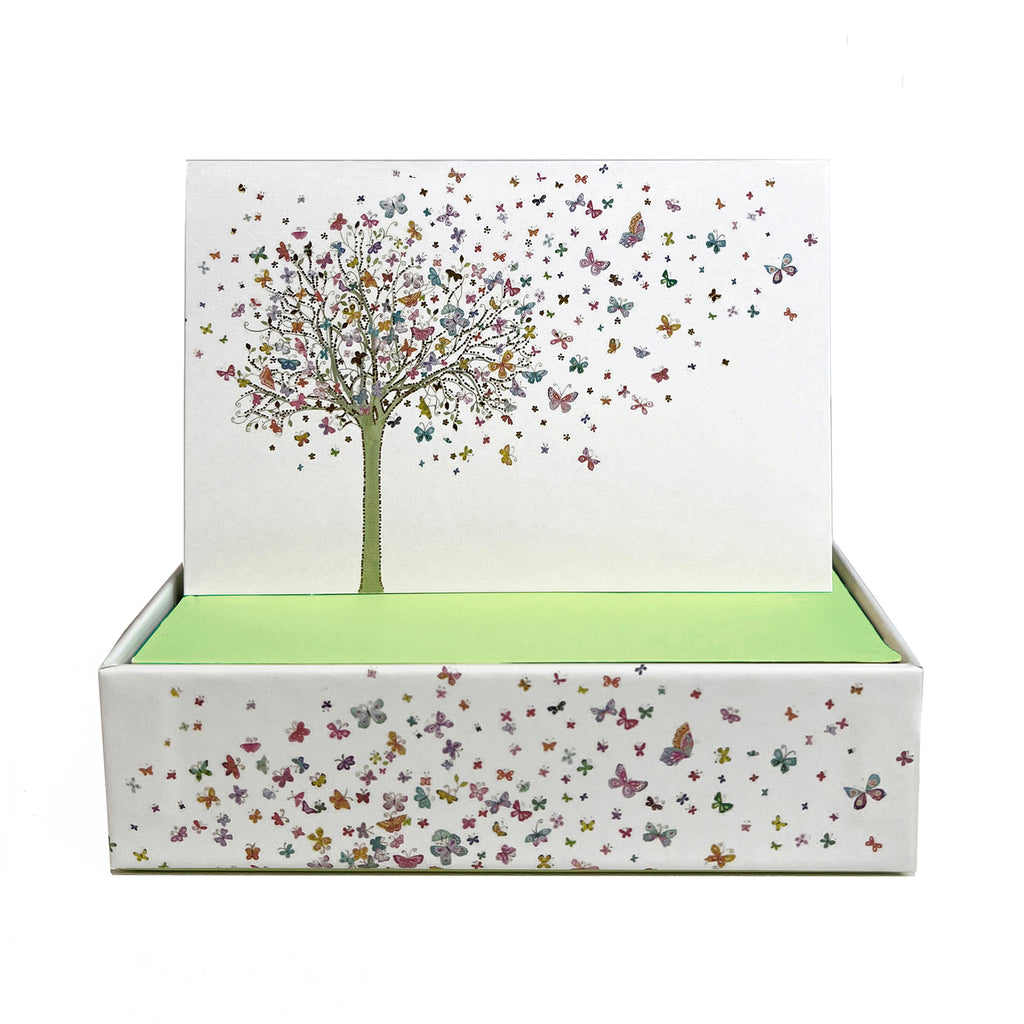 Tree of butterflies (14) note cards by Peter Pauper Press, New York.