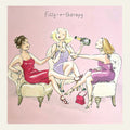 Humorous greeting card by award-winning UK artist Angie Thomas.
