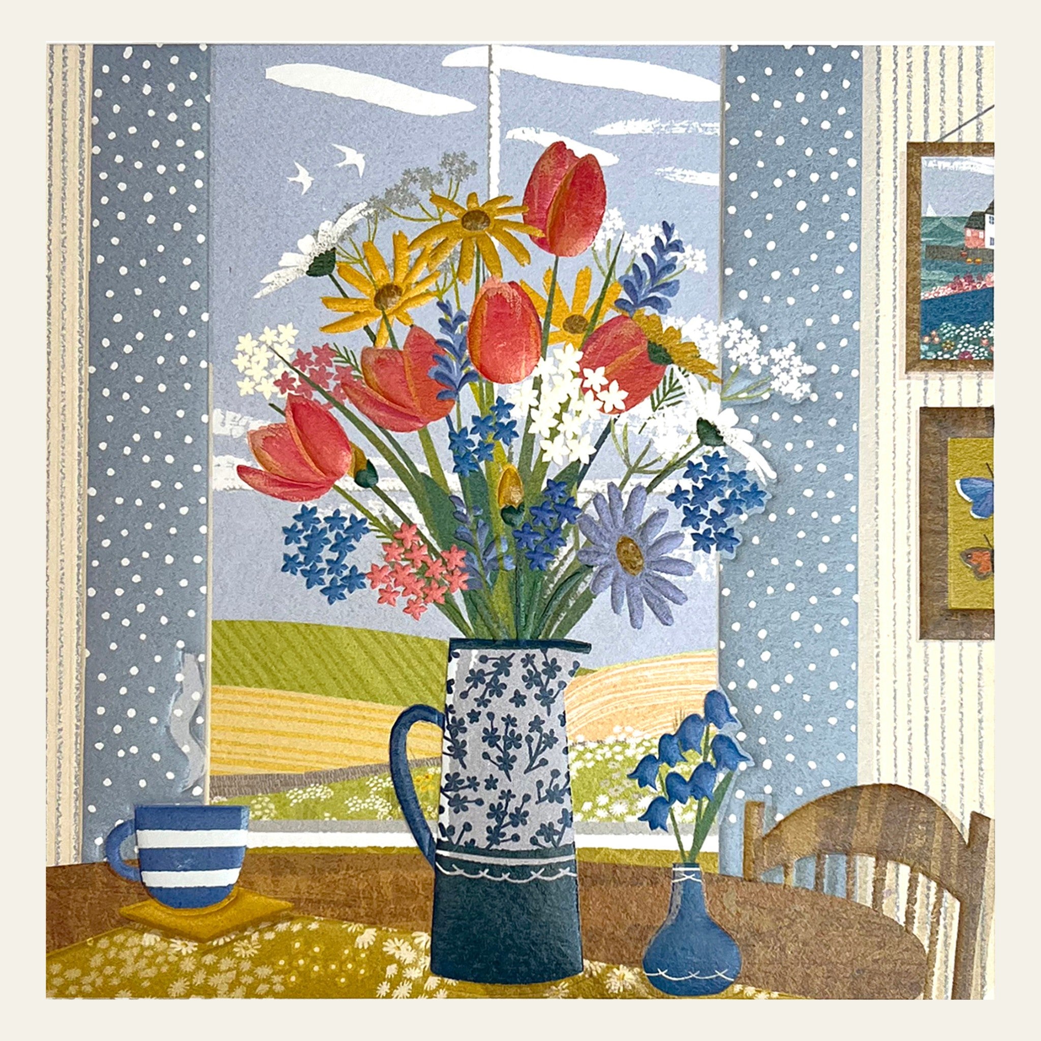 Textured greeting card from Emily Fox, by the Almanac Gallery.