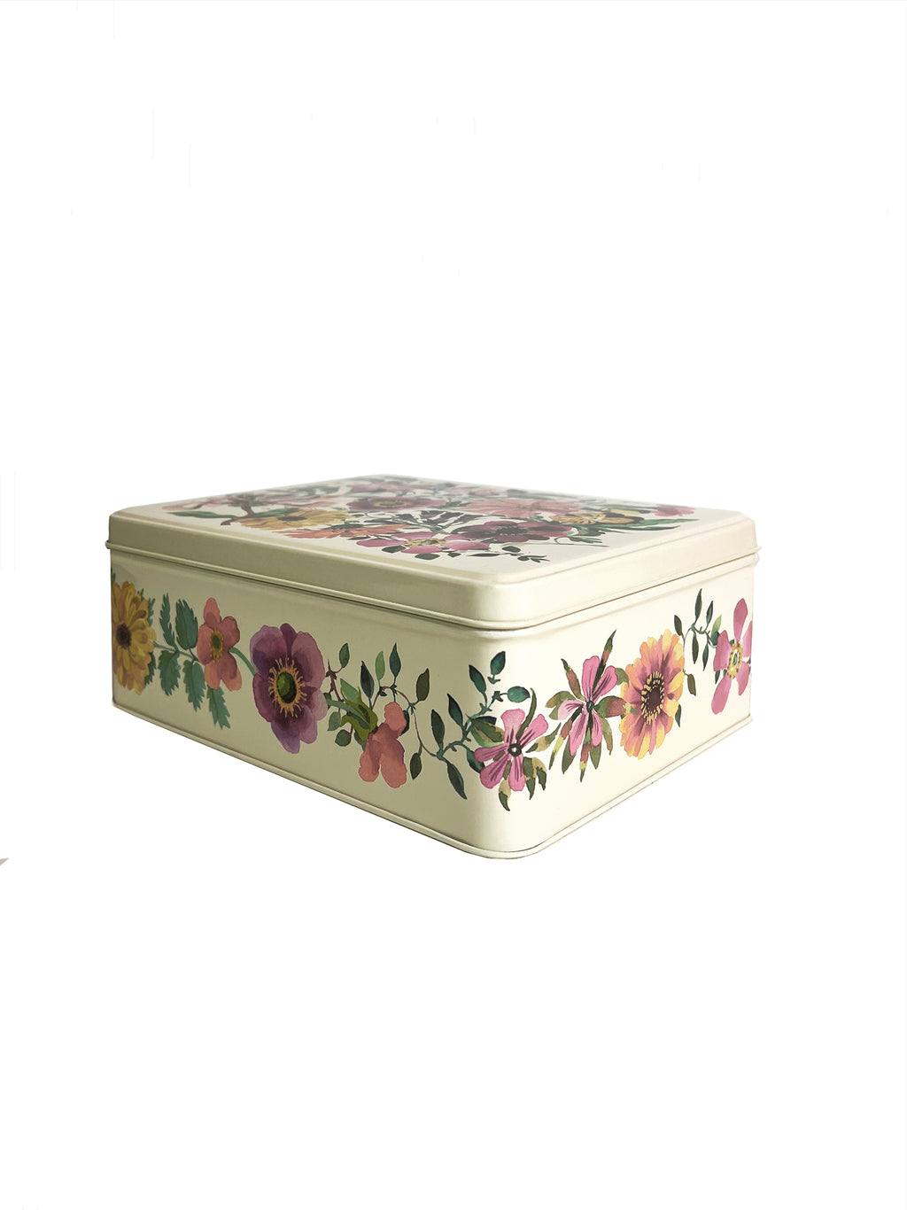 Garden Flowers rectangular tin by Emma Bridgewater.
