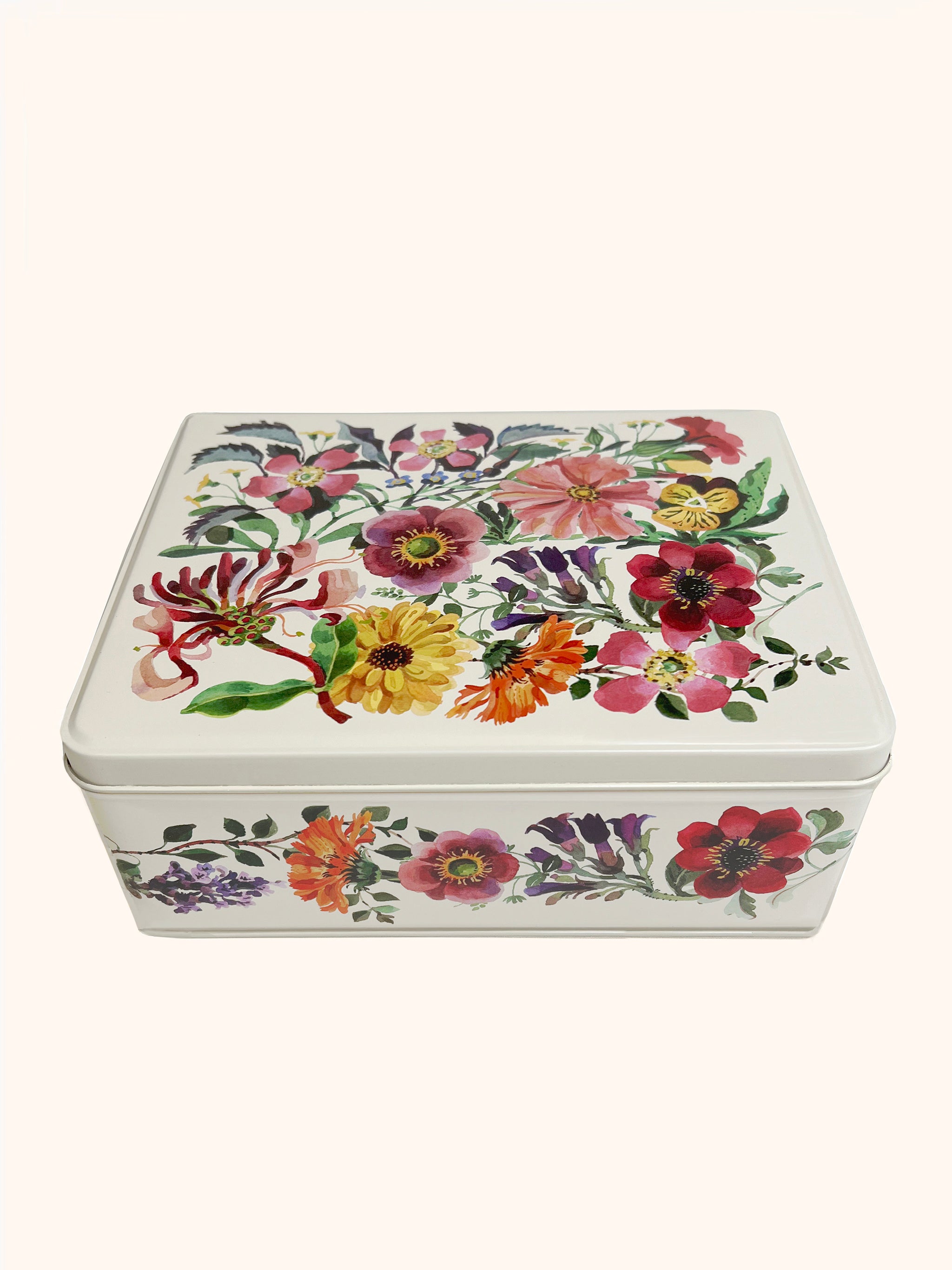 Garden Flowers rectangular tin by Emma Bridgewater.