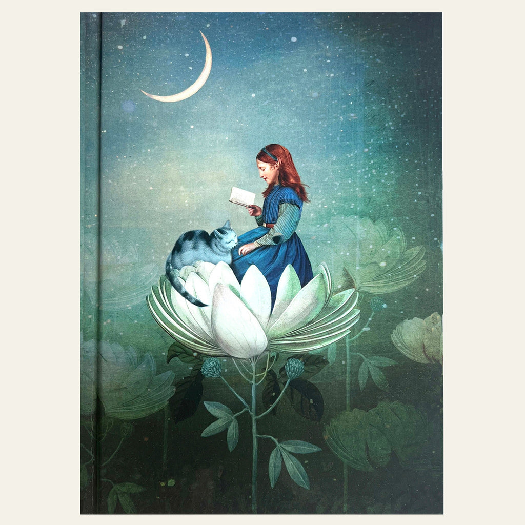 Artisan journal with unique artwork by Catrin-Welz-Stein.