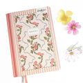 Premium notebook with a pastel design and paperboard textured cover by Cath Kidston.