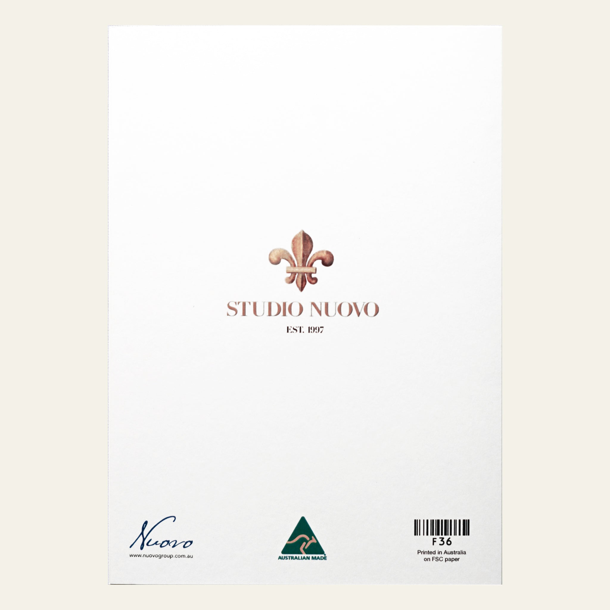 A colourful card with heritage-style flowers by Australia's Studio Nuovo.
