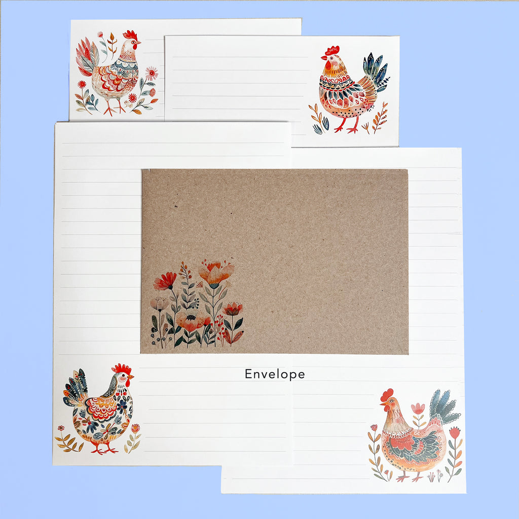Australian paper letter-writing set by Scattered Seed Co.