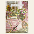 Birthday card for a 'Lovely Friend,' by the Almanac Gallery.