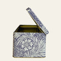 William Morris design on a rectangular tin by Arts & Crafts.