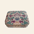 Small William Morris pocket tin with hinged lid.