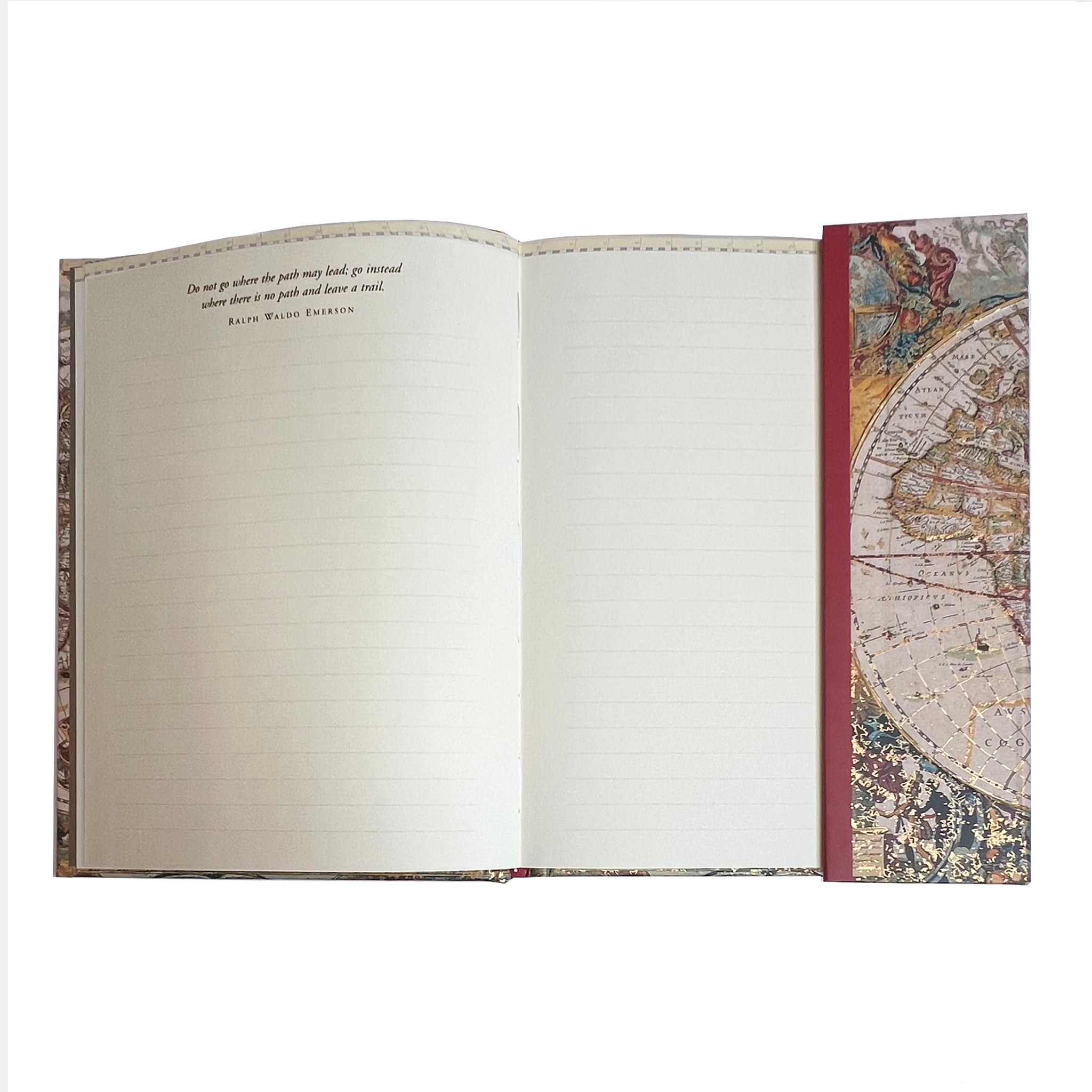 'Old World' journal with a fold-over magnetic panel by Peter Pauper Press, New York.