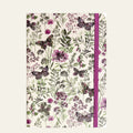 Handbag-size amethyst butterfly journal by Peter Pauper Press.