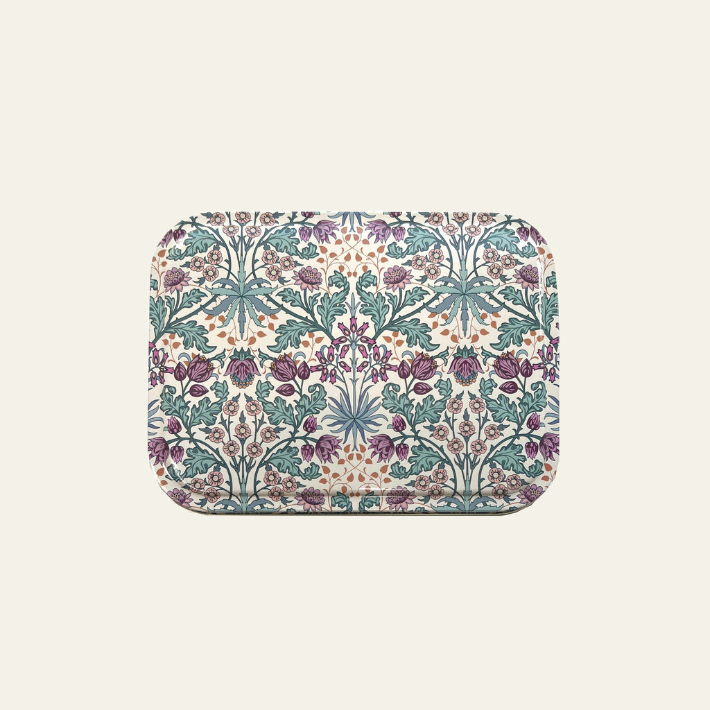 William Morris Woodland Weeds design on small tin by Arts & Crafts.