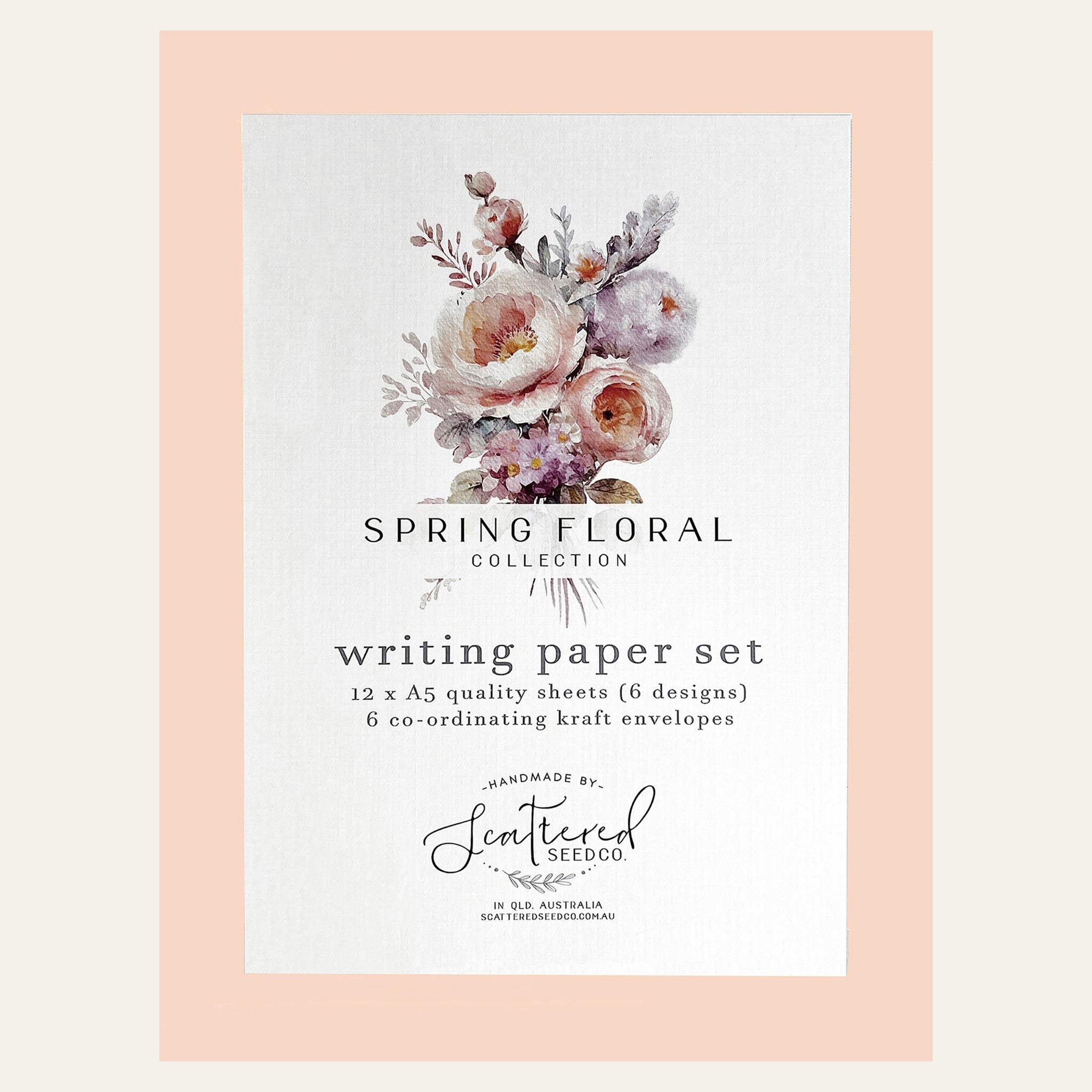 Australian paper letter-writing set by Scattered Seed Co.