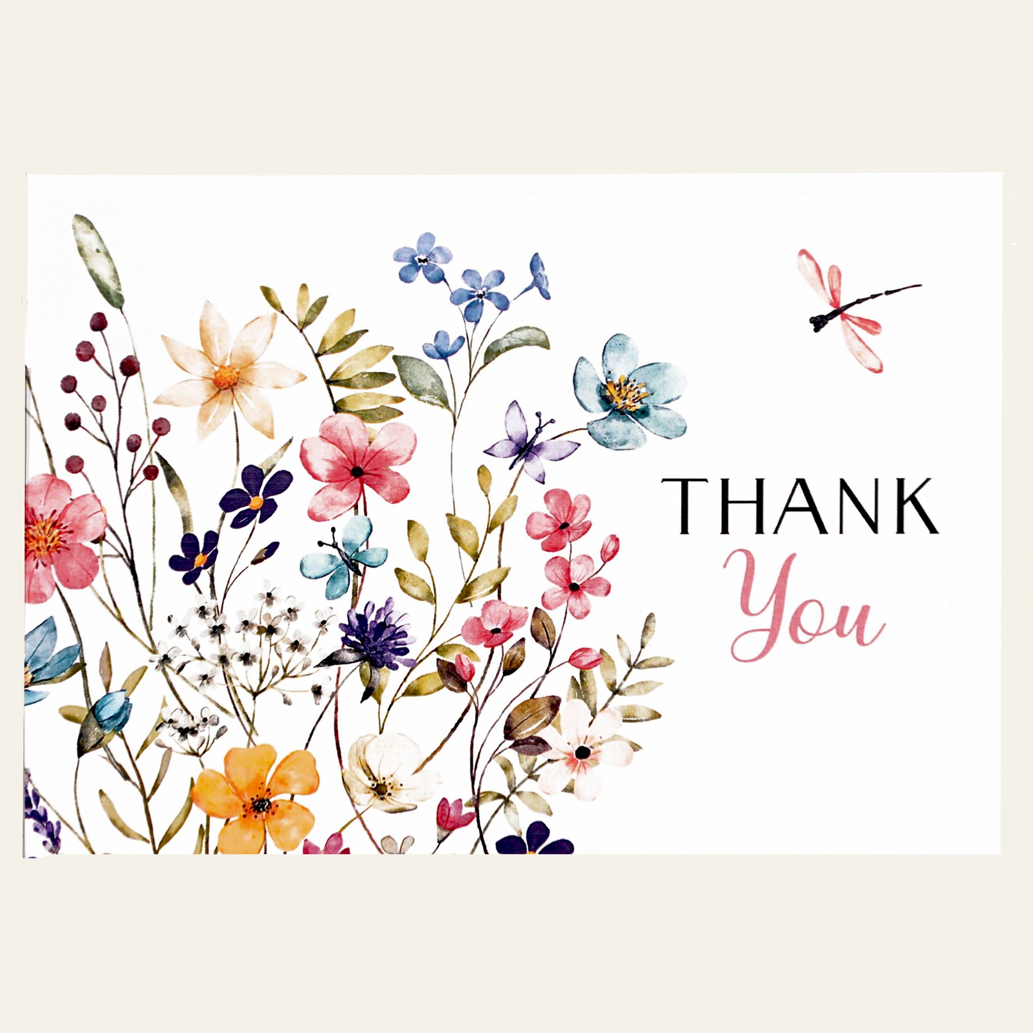 Thank you card handmade in Australia by Scattered Seed Co.