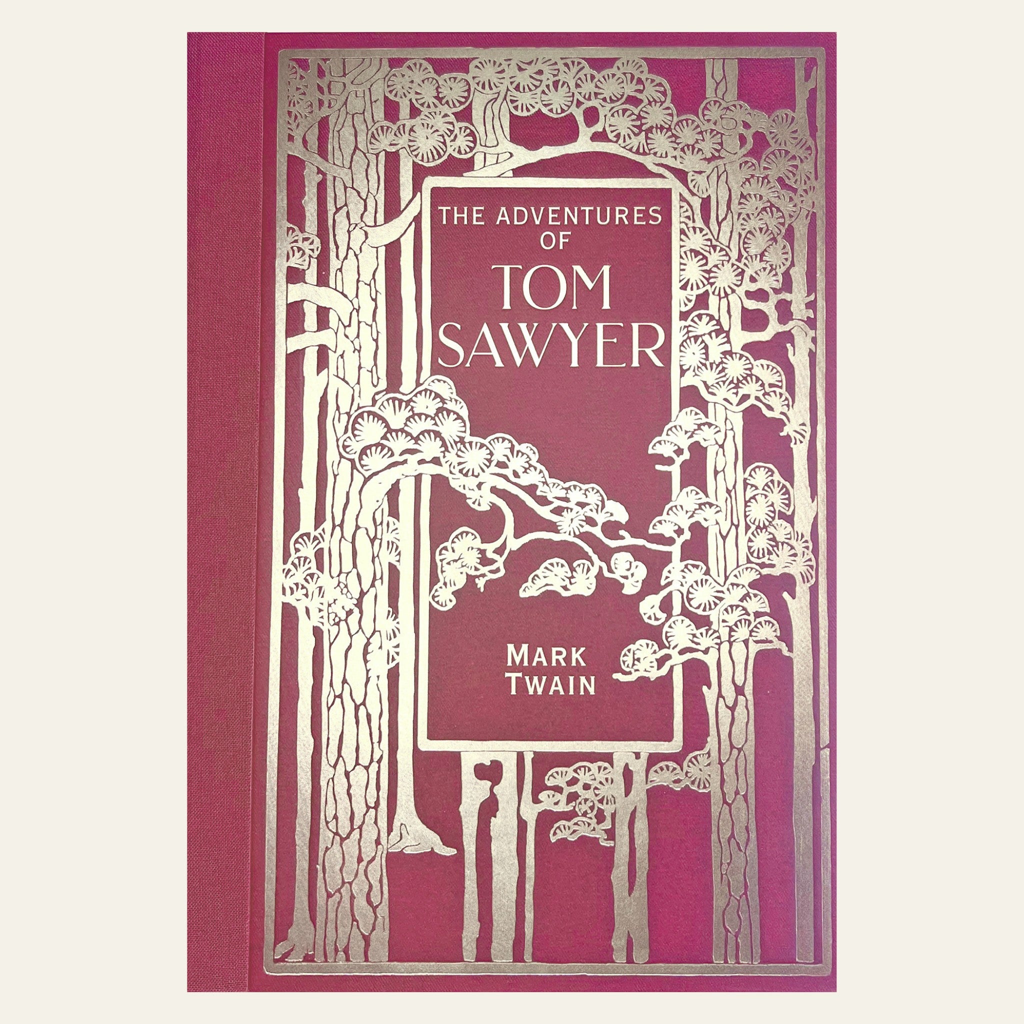'The Adventures of Tom Sawyer' written by Mark Twain and published by Peter Pauper Press.