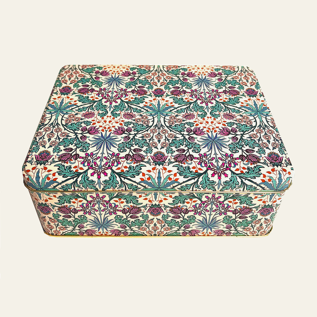 William Morris decorative tin by Arts & Crafts.