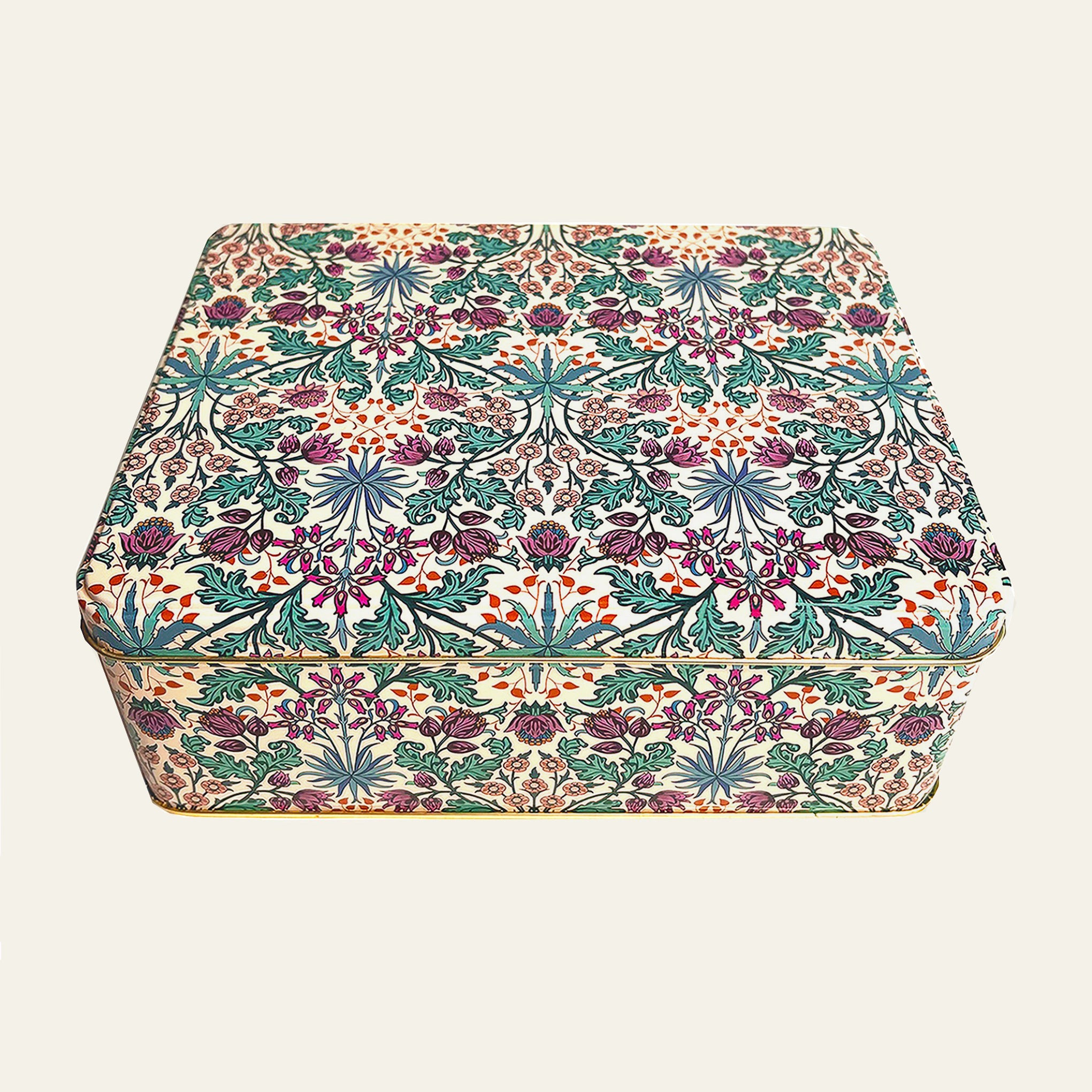 William Morris decorative tin by Arts & Crafts.