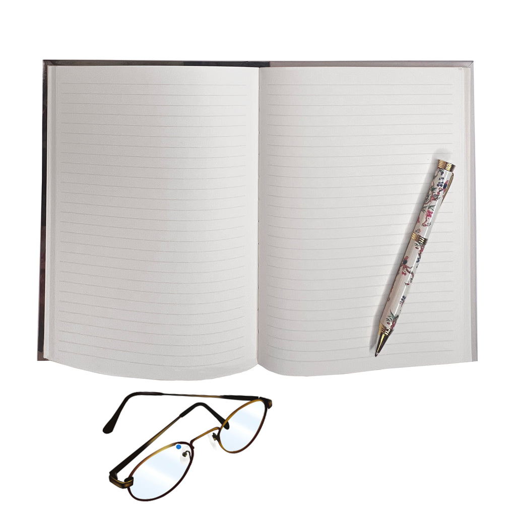 Artisan journal with artwork by Catrin-Weiz-Stein.