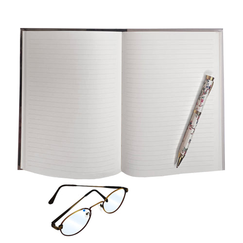 Artisan journal with artwork by Catrin-Weiz-Stein.