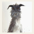 Greeting card known simply as 'Wolfhound' by the Almanac Gallery.
